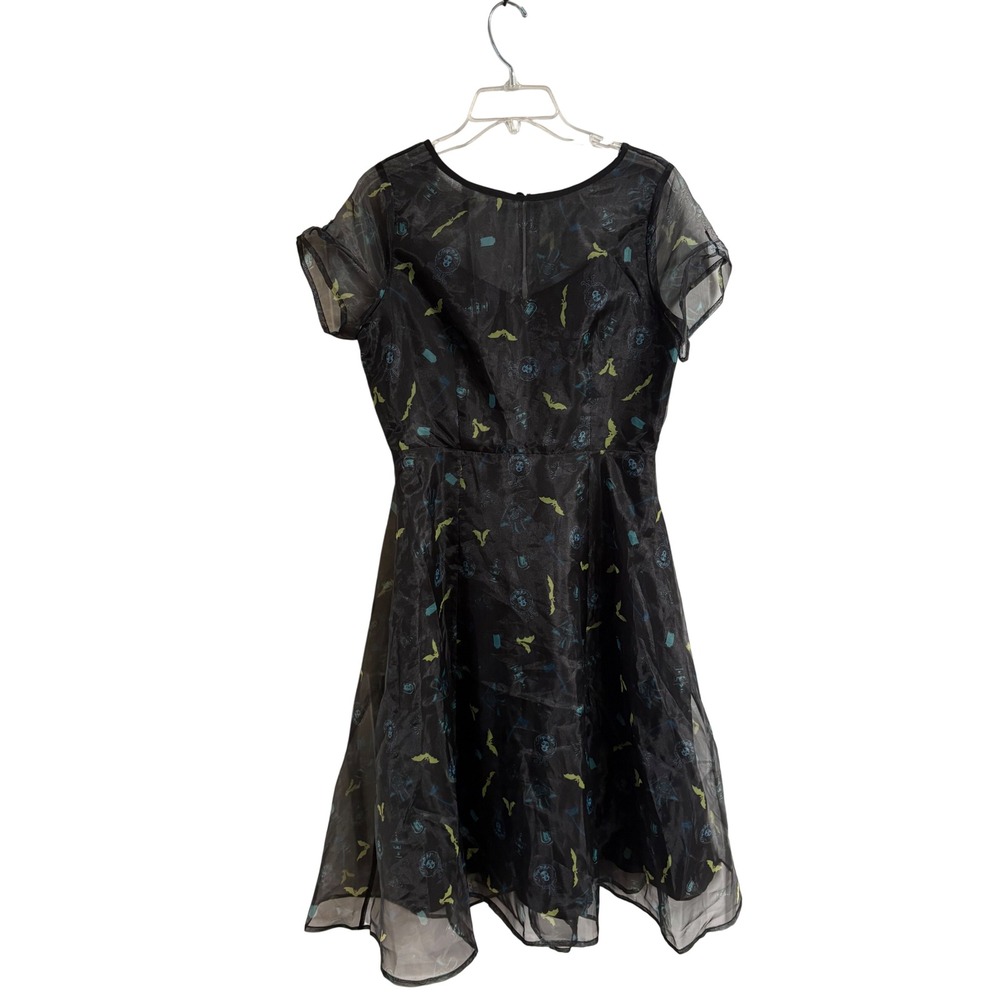 NWT Disney Dress Shop Womens Medium Black The Haunted Mansion Leota Ladies Parks